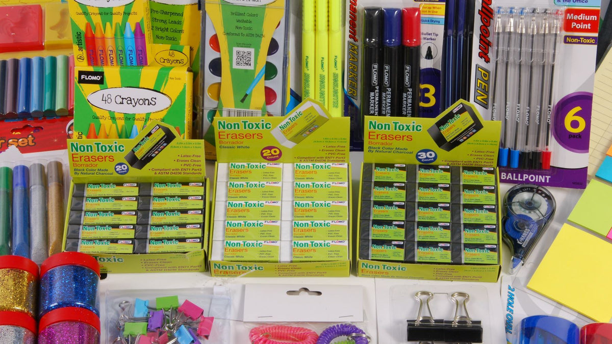 non-toxic children's pencil erasers mini creative