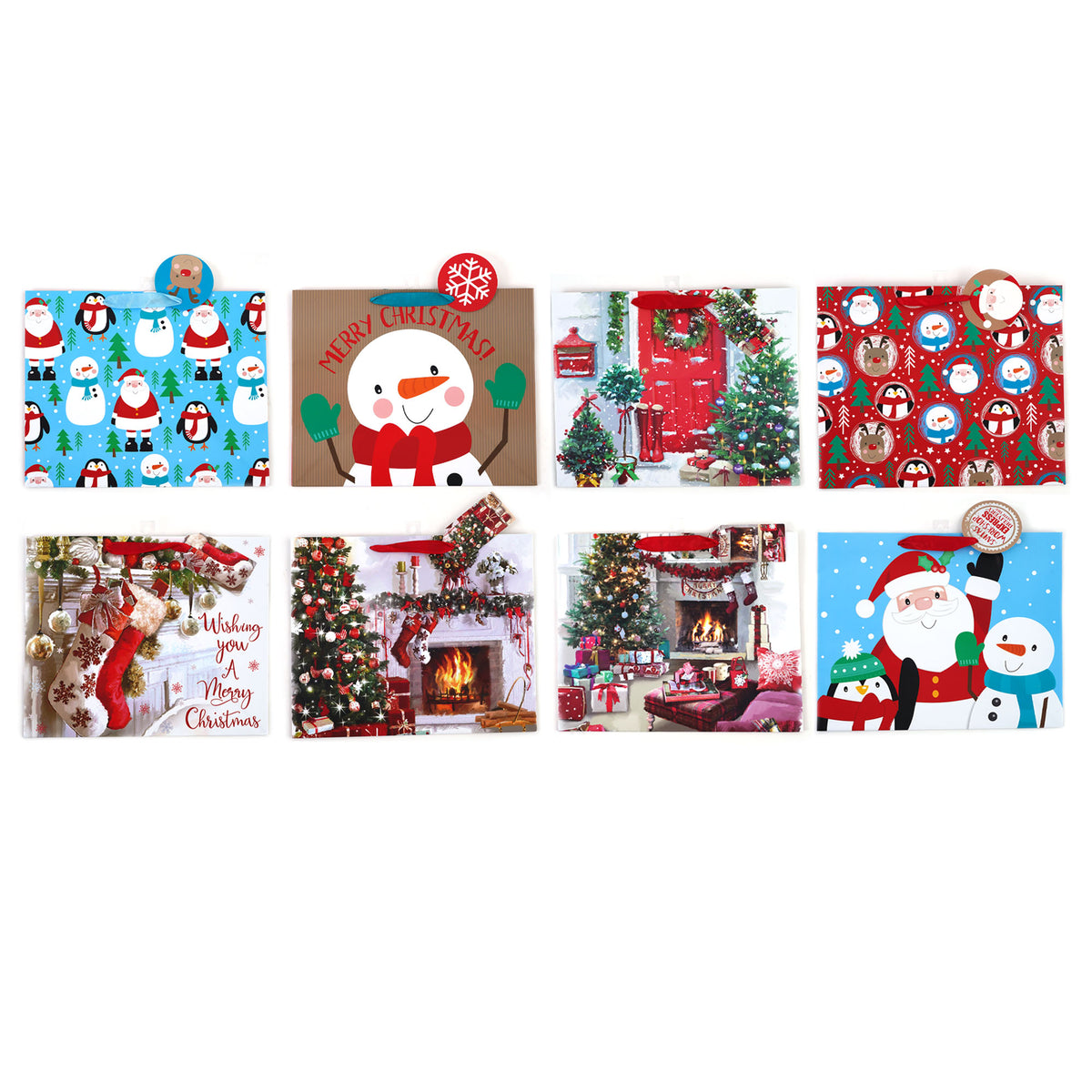 Christmas Horizontal Gift Bag, 8 Designs | FLOMO/Nygala Corp.