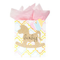 Baby-Icoloris Grande (Large) Rocking Horse Matte Gift Bag With Pop Layer And Glitter,1 Design