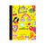 100 Sheets Wide Ruled Composition Book. Doodles, Stripes, Drawings,9.75"X7.5", 3 Designs