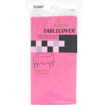 Hot Pink Rectangular Table Cover