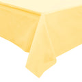 Pastel Yellow Rectangular Table Cover