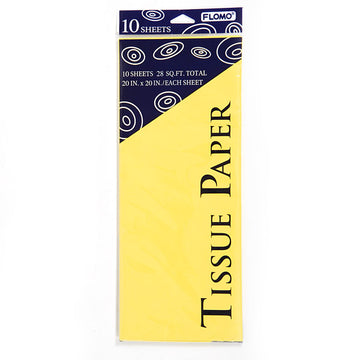 Yellow Tissue,10 Sheets