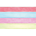 2" X 3Yds Solid Spring Organza Wire Edge Ribbon, 2 Assts - Brights & Pastels- 4 Colors Each