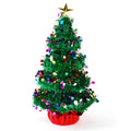 17.5" Christmas 3D Tinsel Tree