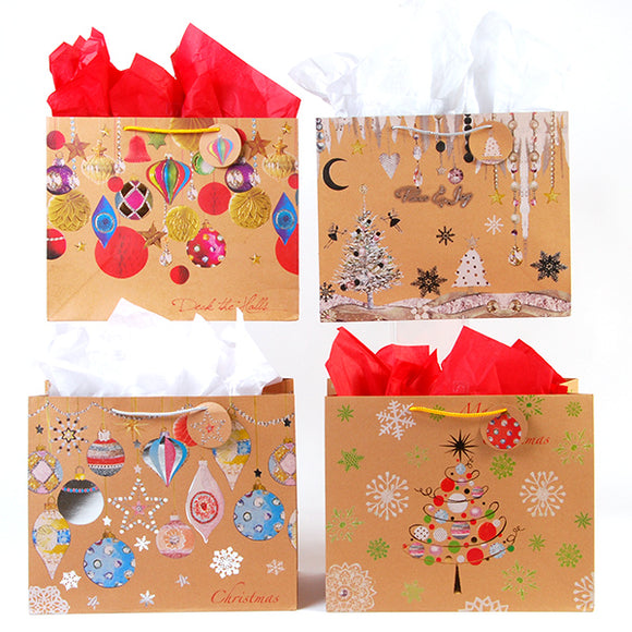 Bolsas de regalo horizontales de Navidad Jumbo