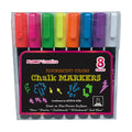 8Ct Chunky Chalk Markers In Fluroscent Colors