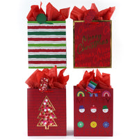 Extra Large Christmas Makes You Happy Hot Stamp Bag, 4 Designs