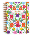 160Sht/320Pg Religious Be Still Floral, Hot Stamp Chunky Spiral Journal, 8.5"X6.25"