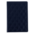 128 Sheet Front Quilted Pu Journal, Navy, 5.625"W X 8.375"L