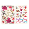 160Sht/320Pg Bookbound Journal W/Hotstamp,2Sht Stickers,Religious Garden Of Grace, 8.5"Lx6"W