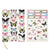 160Sht/320Pg Bookbound Journal W/Hot Stamp,2Sht Stickers, Butterfly Botanical, 8.5"Lx6"W