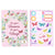 160Sht/320Pg Bookbound Journal W/Hot Stamp,2Sht Stickers, Butterfly Wreath, 8.5"Lx6"W