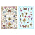 160Sht/320Pg Bookbound Journal W/Hot Stamp,2Sht Stickers, Religious Bee Garden, 8.5"Lx6"W