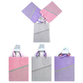 3Pk Large Dainty Dot & Stripe Glitter Bag, 3 Colors
