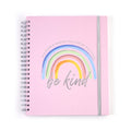 120Sht/240Pge Megaspiral Hard Cvr H/Stamp Notebk, Be Kind, 11.25"X9.25"