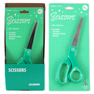 8" Scissor, Green