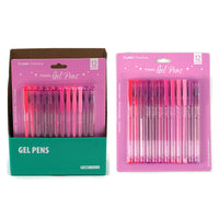 12Pk Tonal Gel Pens, Pink