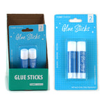 2Pk Glue Sticks, Blue