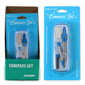 Metal Compass Set, Blue