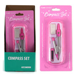 Metal Compass Set, Pink