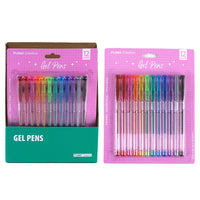 12Pk Gel Pens, 12 Colors, Pink Packaging