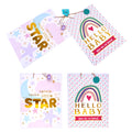 2Pk Super Hello Baby Gift Bags, 2 Designs