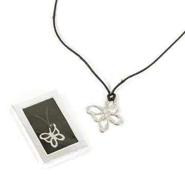 Butterfly Pendant Necklace with Window Box