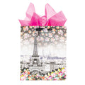 Icoloris Grande (Large) Meet Me In Paris Printed On Iridescent Paper Gift Bag, 1 Design