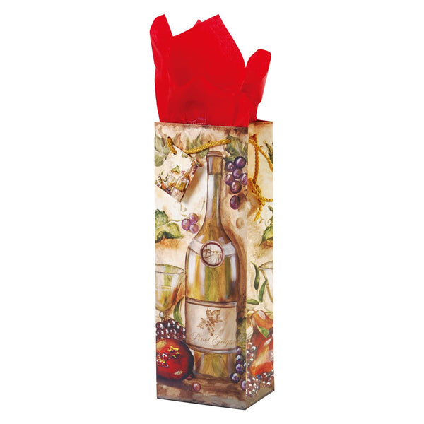 Botella estilo Toscana en mate, 6 diseños
