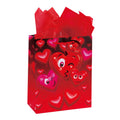 Bolsa de regalo extra grande de Emoji Valentine Matte 4 diseños