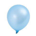 8Pack, 12" Azul Pastel / Turquesa Globos Perlados