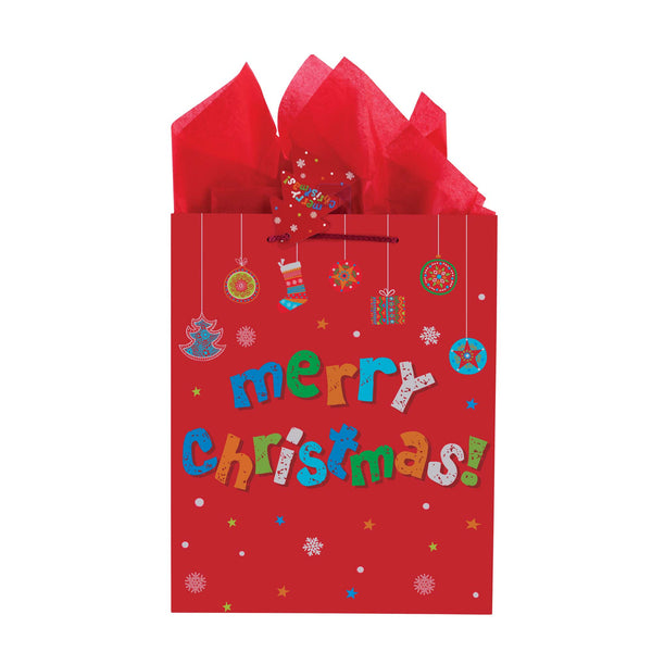 Pequeña bolsa de Navidad de llama impresa, 4 diseños