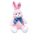 Conejo de Pascua 10" Surtido de felpa rizada, 2 colores