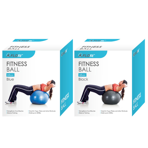 Flofit 65Cm Fitness Ball, 2 colores