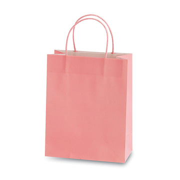 Bolsa de regalo grande de color rosa pastel