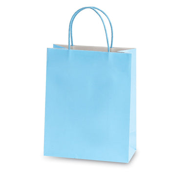 Gran bolsa de regalo azul pastel