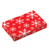 3Pk Caja de Regalos Plegable Caprichosa de Navidad, 14.75" X 9.5" X 2", 6 Diseños