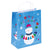 Navidad-Euro-Medio Impreso en color Muñeco de nieve-Árboles, 2 diseños Surtido de bolsas de regalo