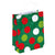 Bolsa de regalo de colores euro-medianos de puntos navideños impresos, 2 diseños