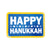 6Pcs 10" Hanukkah Hot Stamping Recortes, 4 diseños