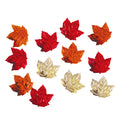 Thanksgiving-300Ct Harvest Embossed Metallic Leaf Confetti