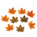 50Ct 2.75" Thanksgiving Leaves Assorted Colors, 3 Assortments