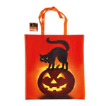 14.25" X 15.5" Bolsas de Halloween impresas sin tejer con laminación, 2 diseños