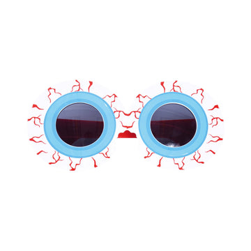 Gafas de ojos inyectados en sangre