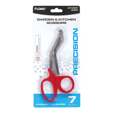 7" Garden & Kitchen Scissors, 3 Colors