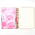 160 hojas de tapa dura Jumbo Journal Light Floral, Hot Stamp, 8.5X6.25", 2 diseños