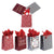 3Pk Large Pretty Plaid Christmas Hot Stamp/Glitter Bag, 4 Designs