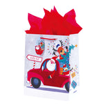 Bolsa de purpurina del paseo de Santa Claus, 4 diseños