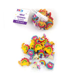 30Ct Mini Erasers In Mesh Bag, Assorted Designs